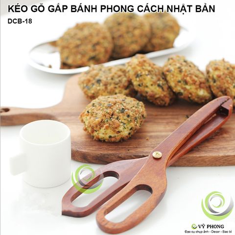  KÉO GỖ GẮP BÁNH PHONG CÁCH NHẬT BẢN TRANG TRÍ BẾP ĐẠO CỤ CHỤP ẢNH SẢN PHẨM INS DCB-18 