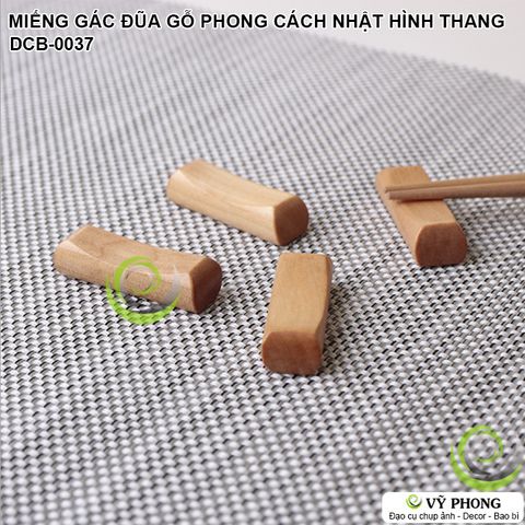  MIẾNG GÁC ĐŨA GỖ PHONG CÁCH NHẬT HÌNH THANG TRANG TRÍ BẾP ĐẠO CỤ CHỤP ẢNH SẢN PHẨM INS DCB-0037 