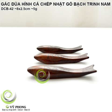  MIẾNG GÁC ĐŨA GỖ TRINH NAM HÌNH CÁ CHÉP PHONG CÁCH NHẬT BẢN TRANG TRÍ CHỤP HÌNH ĐẠO CỤ CHỤP ẢNH SẢN PHẨM INS DCB-42 