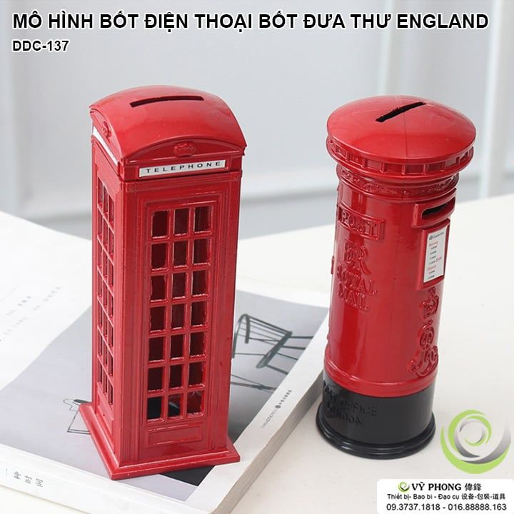 Mô hình bốt điện thoại Anh Quốc kèm gọt bút chì  Trang trí nhà cửa khác  Thương hiệu Quà Trực Tuyến  NoiThatRubycom