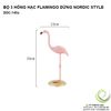 BỘ 3 HỒNG HẠC FLAMINGO ĐỨNG NORDIC STYLE ĐẠO CỤ TRANG TRÍ CHỤP ẢNH DDC-140a,b,c,d