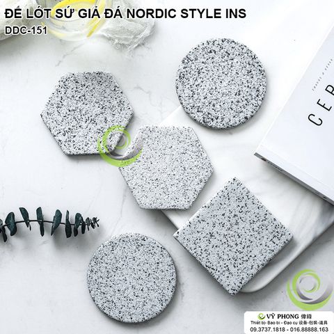  ĐẾ LÓT SỨ GIẢ ĐÁ NORDIC STYLE ĐẠO CỤ CHỤP ẢNH SẢN PHẨM INS DDC-151 