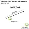 CÂY GHIM INOX 304 COCKTAIL TRÁI CÂY TRANG TRÍ CHỤP HÌNH ĐẠO CỤ CHỤP ẢNH SẢN PHẨM INS DDC-172a,b