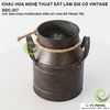 CHẬU HOA SẮT CHẬU CÂY NGHỆ THUẬT SẮT LÀM GIẢ CỔ VINTAGE BẮC ÂU CHỤP HÌNH ĐẠO CỤ CHỤP ẢNH SẢN PHẨM INS DDC-207