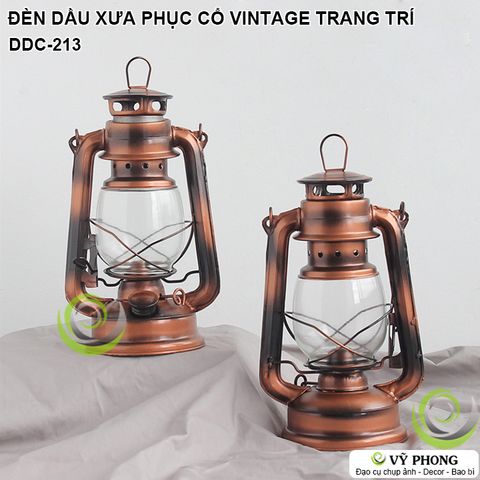  ĐÈN DẦU XƯA PHỤC CỔ VINTAGE TRANG TRÍ CHỤP HÌNH ĐẠO CỤ CHỤP ẢNH SẢN PHẨM INS DDC-213 