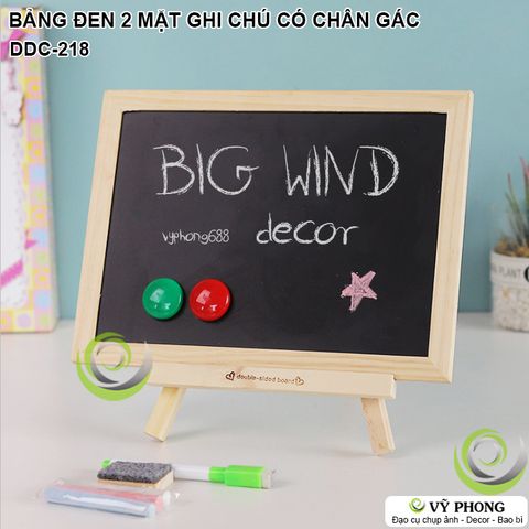  BẢNG ĐEN TRẮNG 2 MẶT BẢNG VIẾT PHẤN BÚT LÔNG GHI CHÚ TÊN SHOP TRANG TRÍ CHỤP HÌNH ĐẠO CỤ CHỤP ẢNH SẢN PHẨM INS DDC-218 