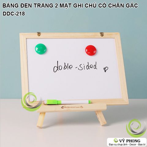  BẢNG ĐEN TRẮNG 2 MẶT BẢNG VIẾT PHẤN BÚT LÔNG GHI CHÚ TÊN SHOP TRANG TRÍ CHỤP HÌNH ĐẠO CỤ CHỤP ẢNH SẢN PHẨM INS DDC-218 