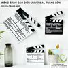 BẢNG CLAPPER BOARD BẢNG GỖ ĐẠO DIỄN UNIVERSAL STUDIOS TRANG TRÍ CHỤP ẢNH ĐẠO CỤ CHỤP HÌNH DDC-21,22 DDC-21,22