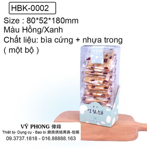  Hộp Bánh Kẹo - Set Hộp Bánh Kẹo Nhựa cứng Bò Sữa HBK-0002 