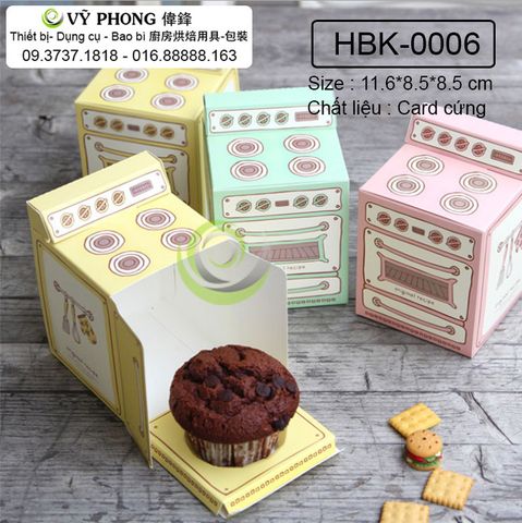  Hộp Bánh Kẹo - Hộp Bánh Kẹo Lò Nướng Vintage HBK-0006 