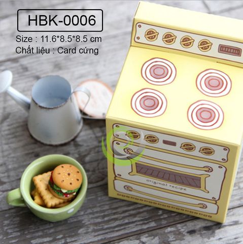  Hộp Bánh Kẹo - Hộp Bánh Kẹo Lò Nướng Vintage HBK-0006 