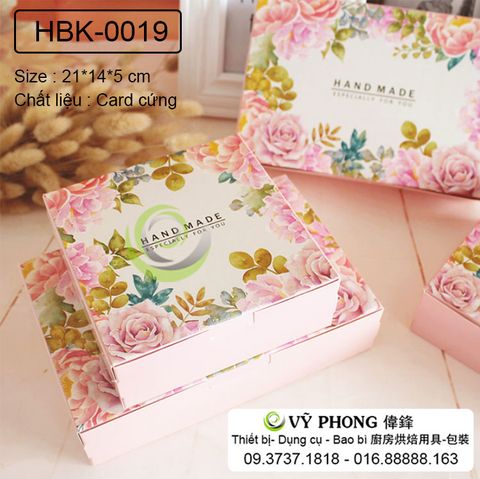  Hộp Bánh Kẹo - Hộp Bánh Kẹo Hoa Hồng HANDMADE 