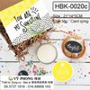 Hộp Bánh Kẹo - Hộp Bánh Kẹo Giấy Họa Tiết Hoa/Chữ Lãng Mạn HBK-0020