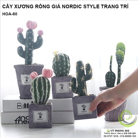  CÂY XƯƠNG RỒNG GIẢ TRANG TRÍ NORDIC STYLE ĐẠO CỤ CHỤP ẢNH HOA-60a~l 