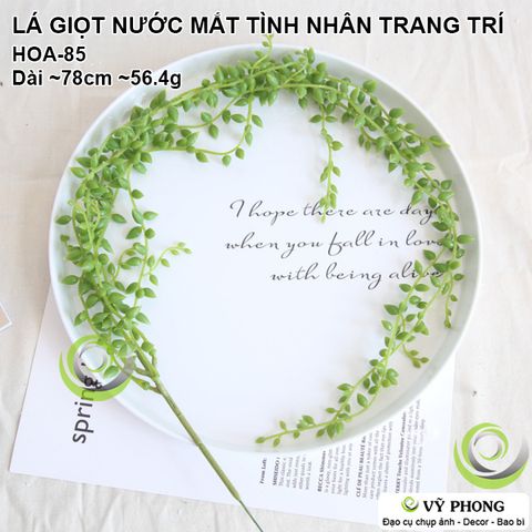  CÀNH LÁ GIỌT NƯỚC MẮT TÌNH NHÂN TRANG TRÍ ĐÁM CƯỚI CHỤP HÌNH ĐẠO CỤ CHỤP ẢNH SẢN PHẨM INS HOA-85 