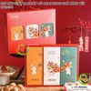 SET HỘP GIẤY CÓ QUAI CAO CẤP ĐỰNG QUÀ TẶNG TẾT LÂN SƯ HỘP ĐỰNG BÁNH KẸO TRANG TRÍ NĂM MỚI TÂN XUÂN NEW YEAR HBK-0248