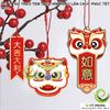 SET 7 TEM TREO TAG TREO HÌNH ĐẦU LÂN CHÚC PHÚC TẾT XUÂN DECOR TRANG TRÍ BAO BÌ HỘP QUÀ NĂM MỚI NEW YEAR TT-23