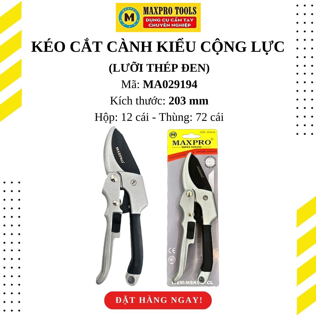 Kéo cắt cành kiểu cộng lực 8"