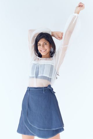 Denim Skort