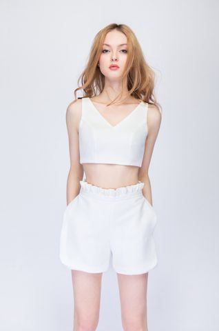 Áo croptop Can De Blanc