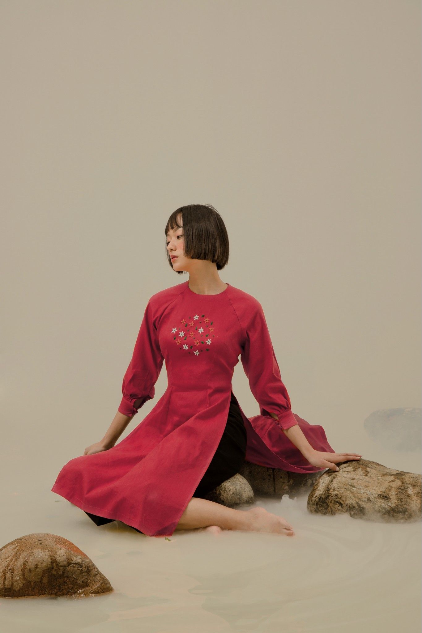 Áo dài Spring Muse