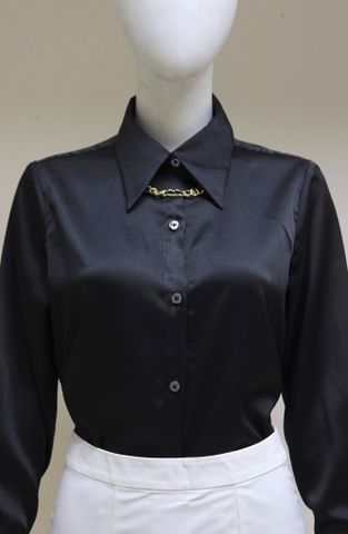 Silk Black T-Shirt