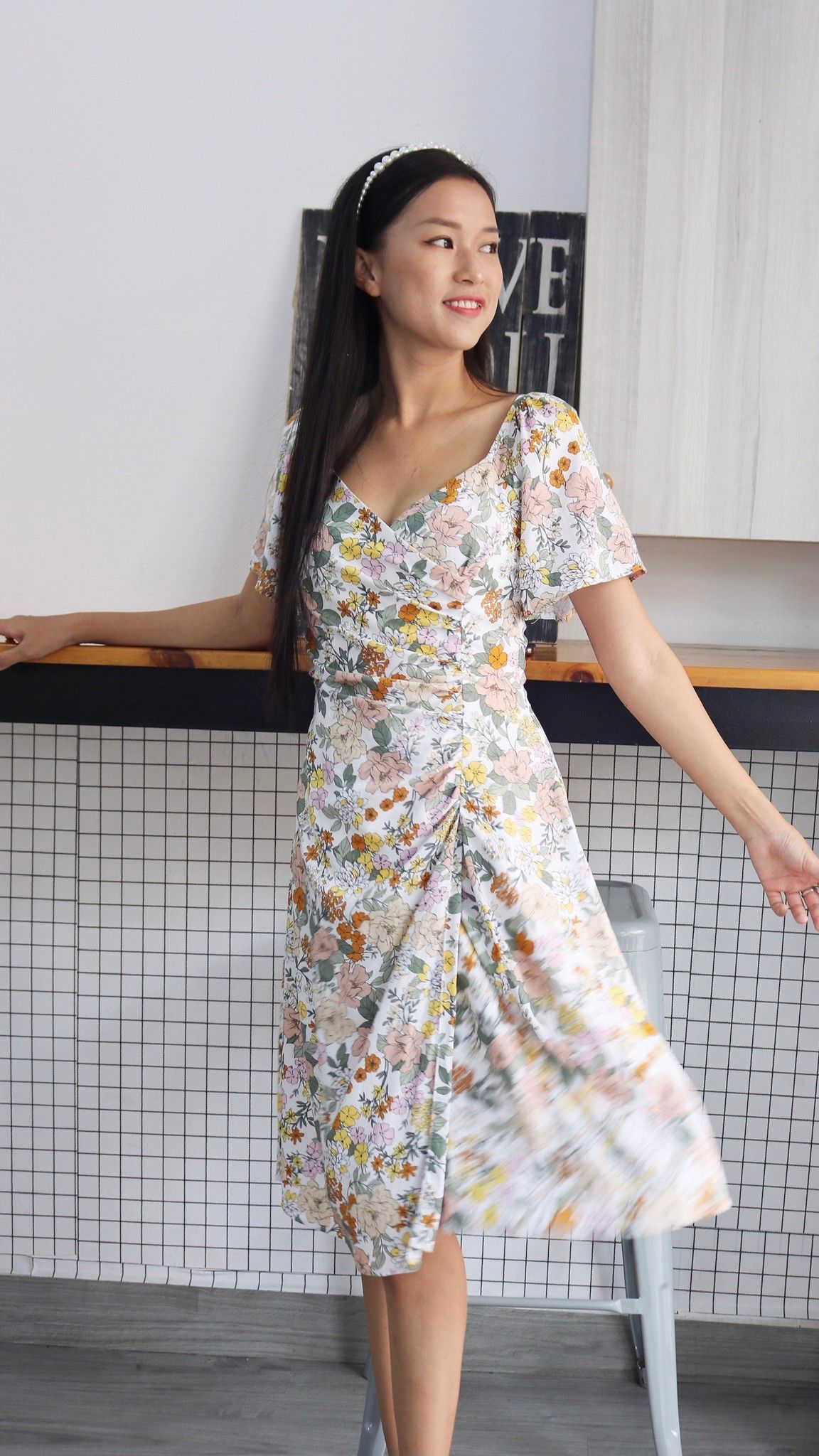 Floral Midi Dress