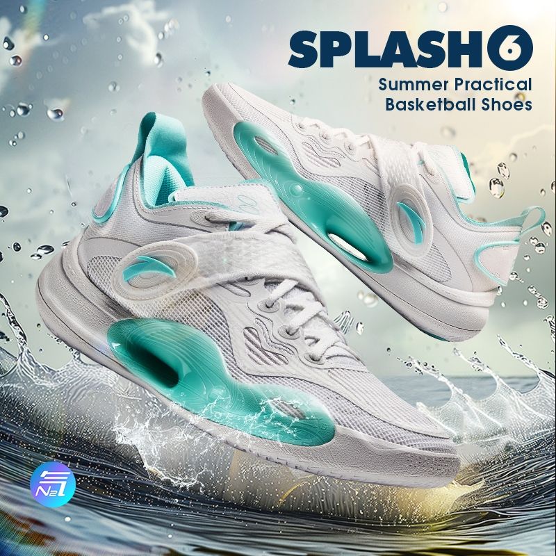 Giày bóng rổ nam Splash 6 Nitroedge ANTA 24B1108-2