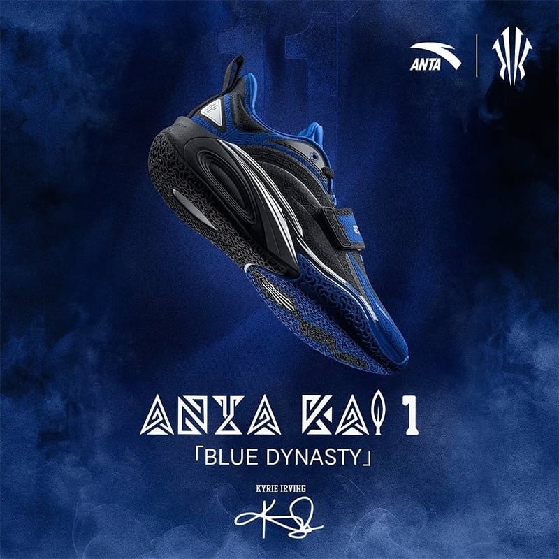 Giày bóng rổ nam KAI 1 Blue Dynasty ANTA 1124D1113-8
