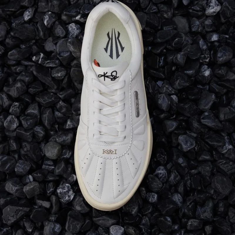 Giày thời trang thể thao nam KAI Hélà White Ivory ANTA 1124D1808S-1