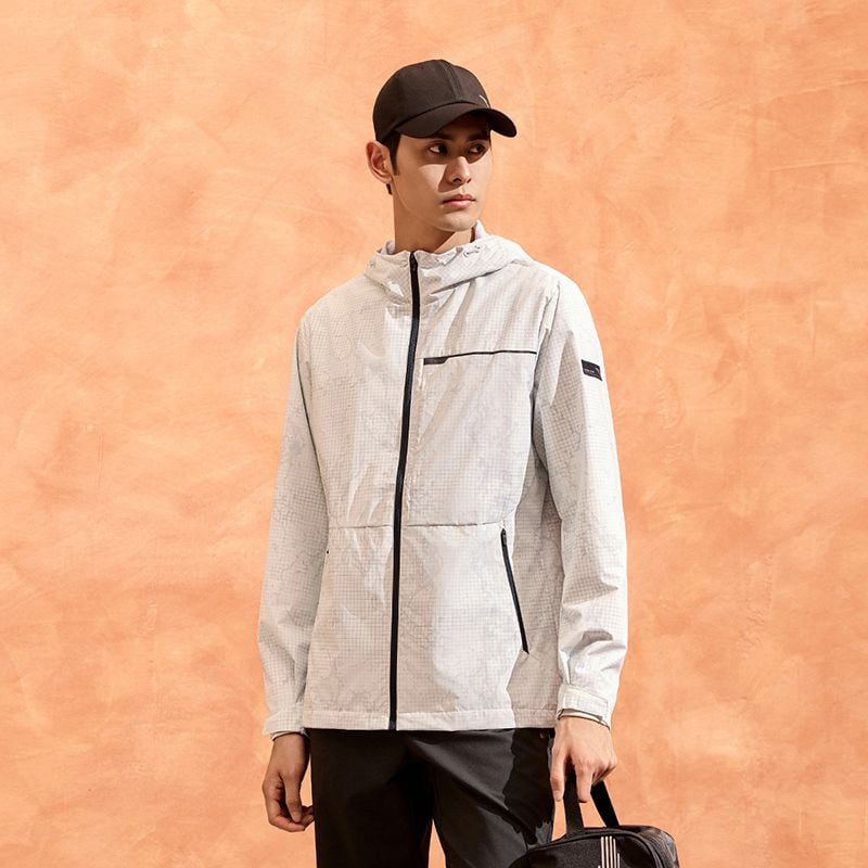 Áo khoác gió thể thao nam WIND RESISTANT ANTA 1524C7607-1