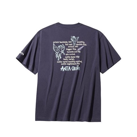 Áo phông thể thao nam SKATE ANTA 1524C8123