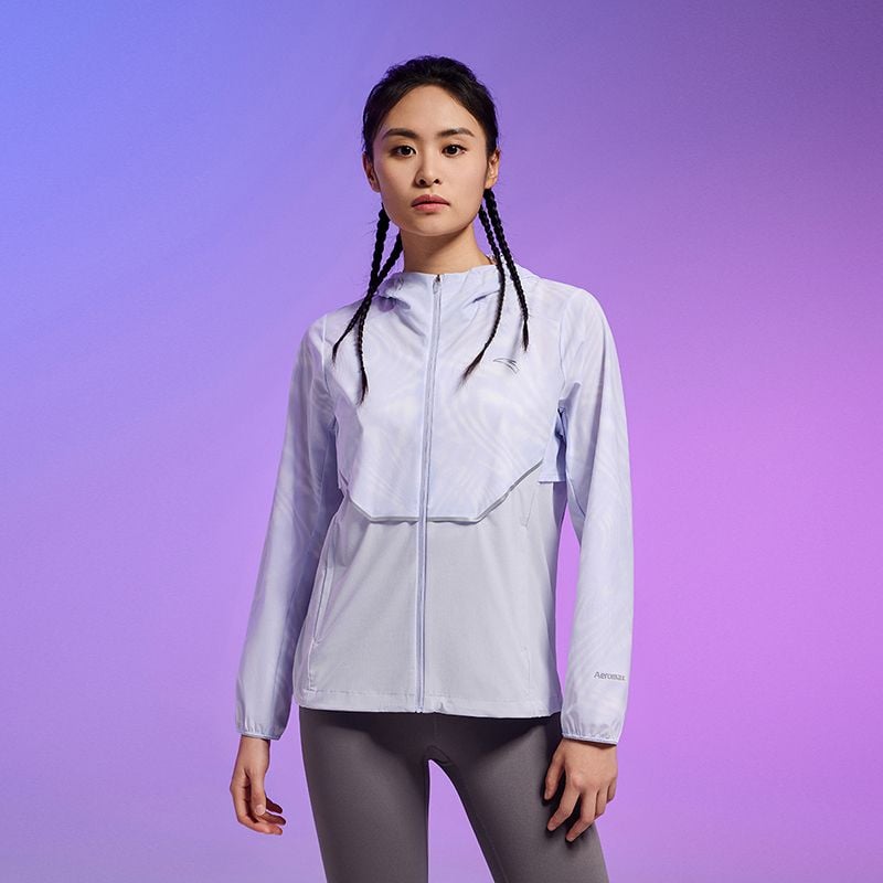 Áo khoác gió thể thao nữ A-UV PROTECT ANTA 1624C5601