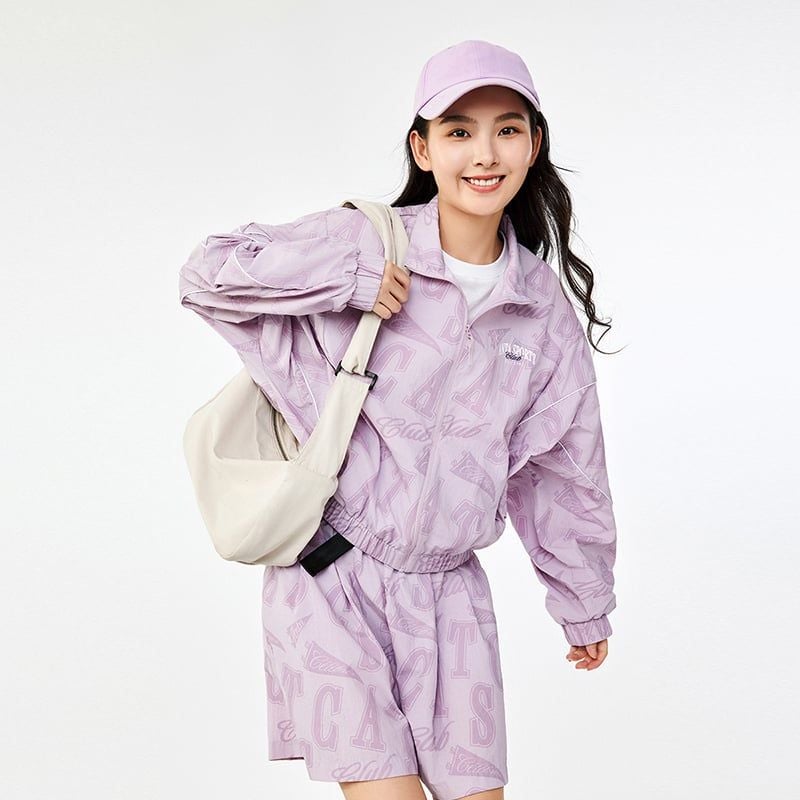 Áo khoác gió thể thao nữ A-UV PROTECT ANTA 1624C8609-2