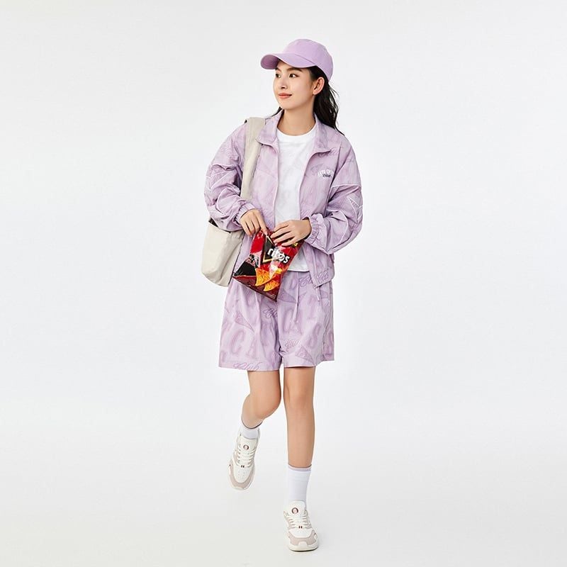 Áo khoác gió thể thao nữ A-UV PROTECT ANTA 1624C8609-2