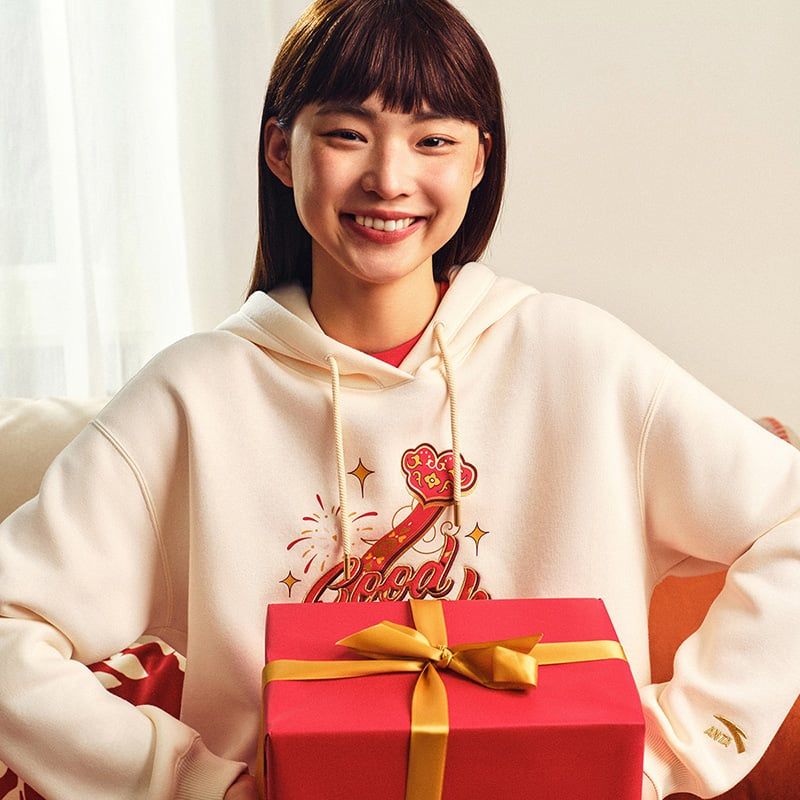 Áo hoodie thể thao nữ ANTA 1625A8728S