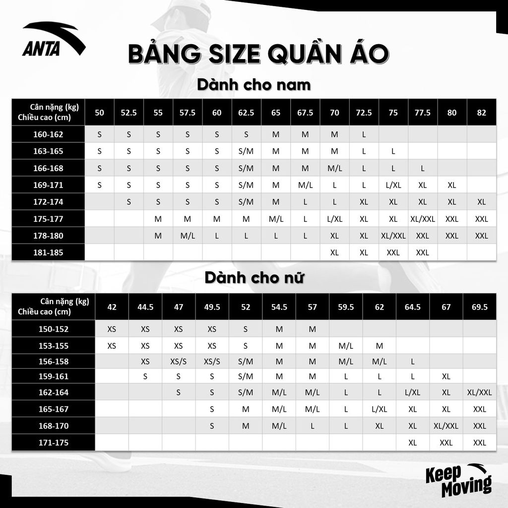 Áo polo nữ Cross-training ANTA 1624A7106-3
