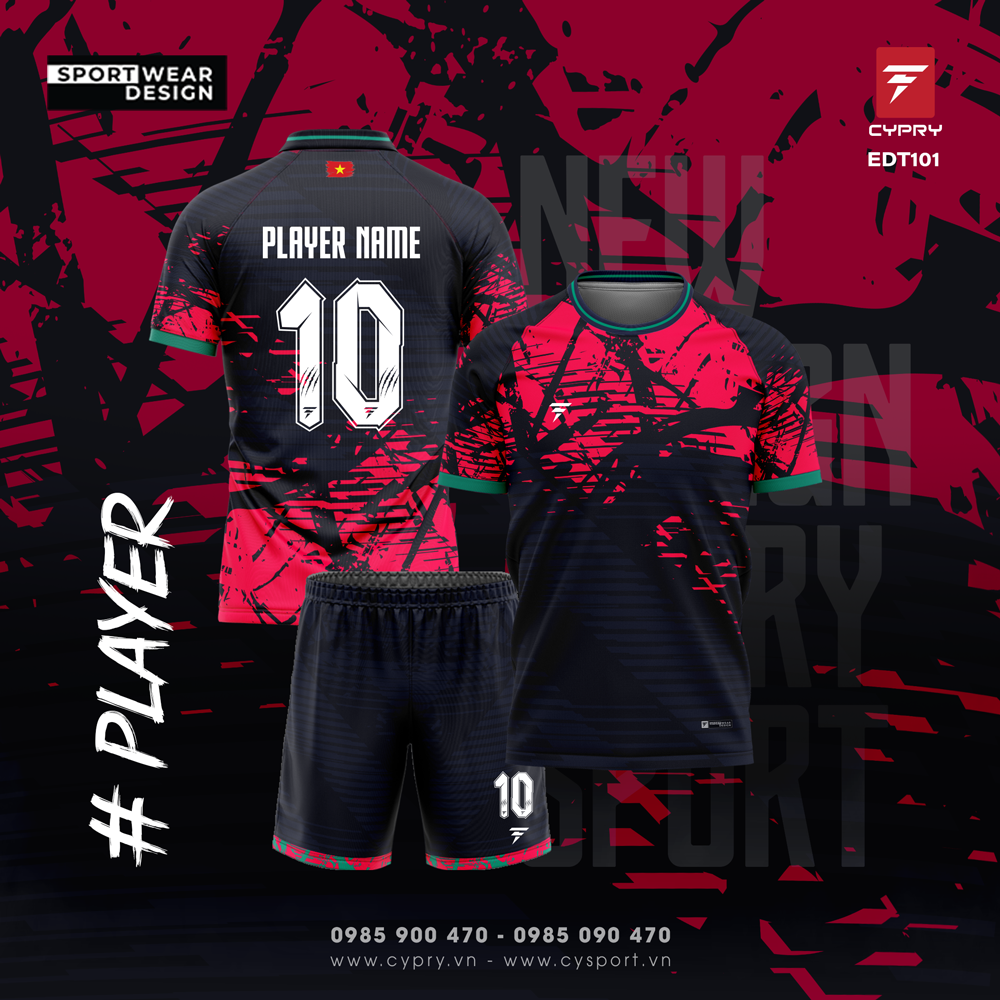 ÁO BÓNG ĐÁ EDT101