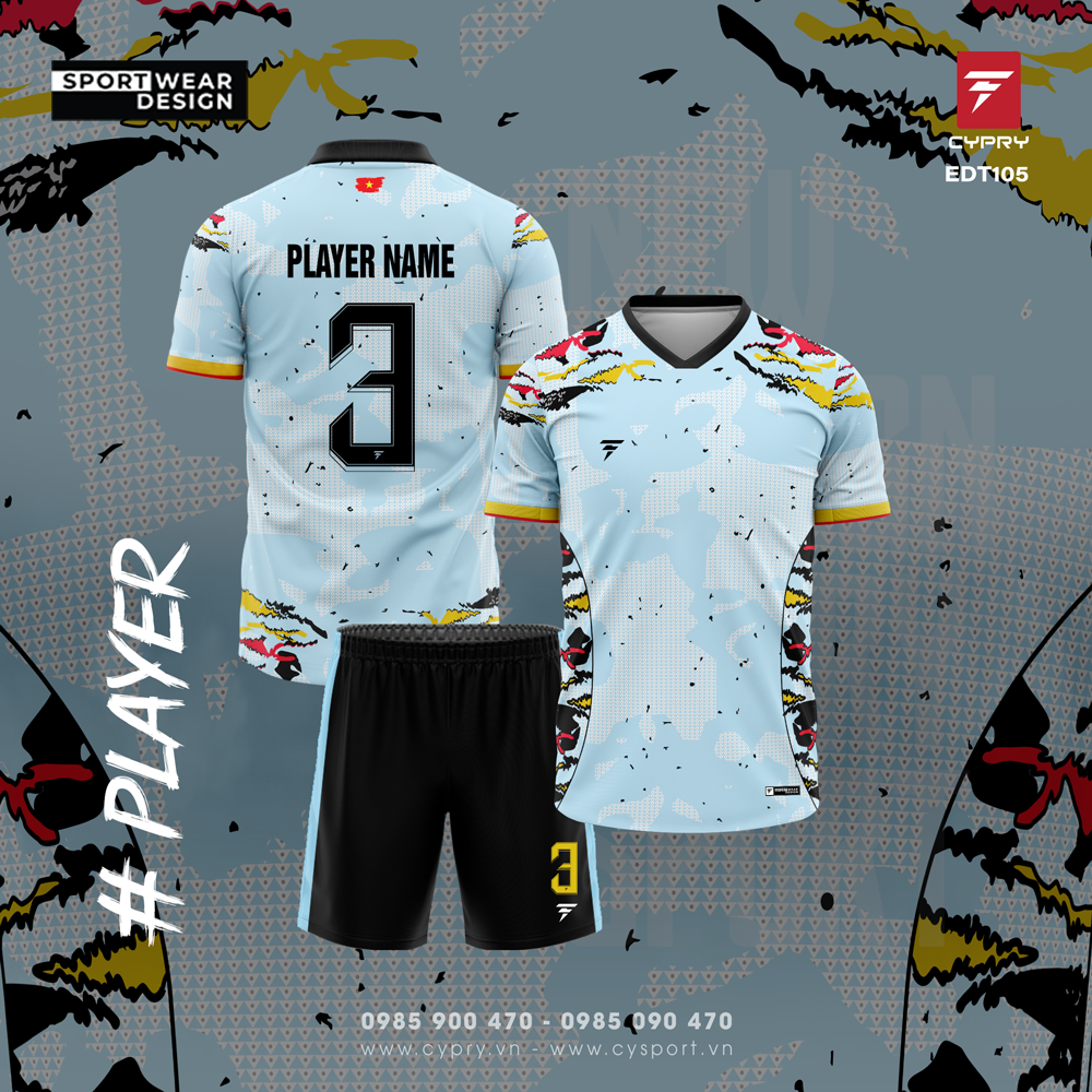 ÁO BÓNG ĐÁ EDT105