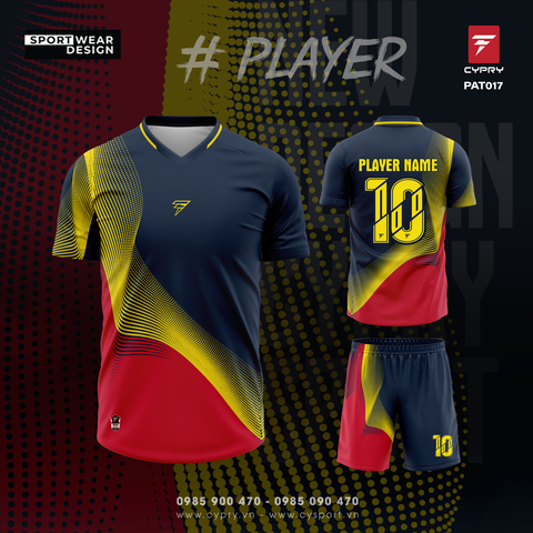 ÁO BÓNG ĐÁ PAT017