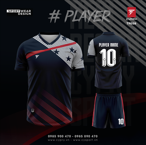 ÁO BÓNG ĐÁ TR028