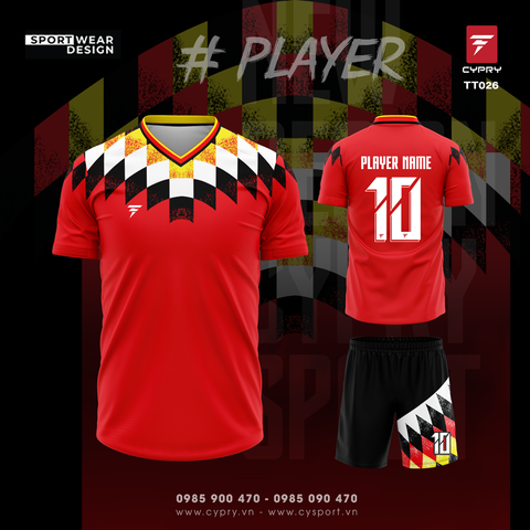 ÁO BÓNG ĐÁ TT026