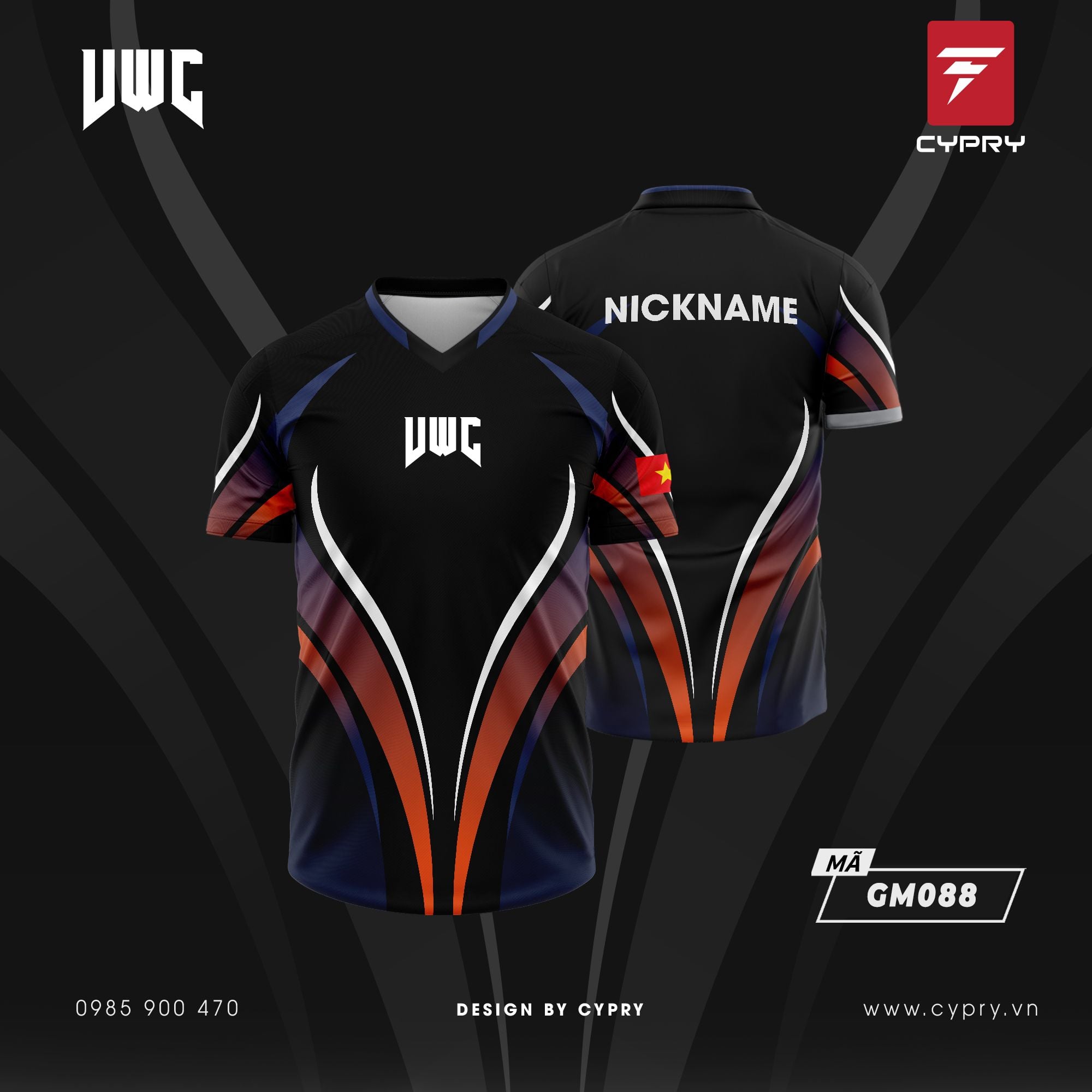 ÁO GAME ESPORT GM088