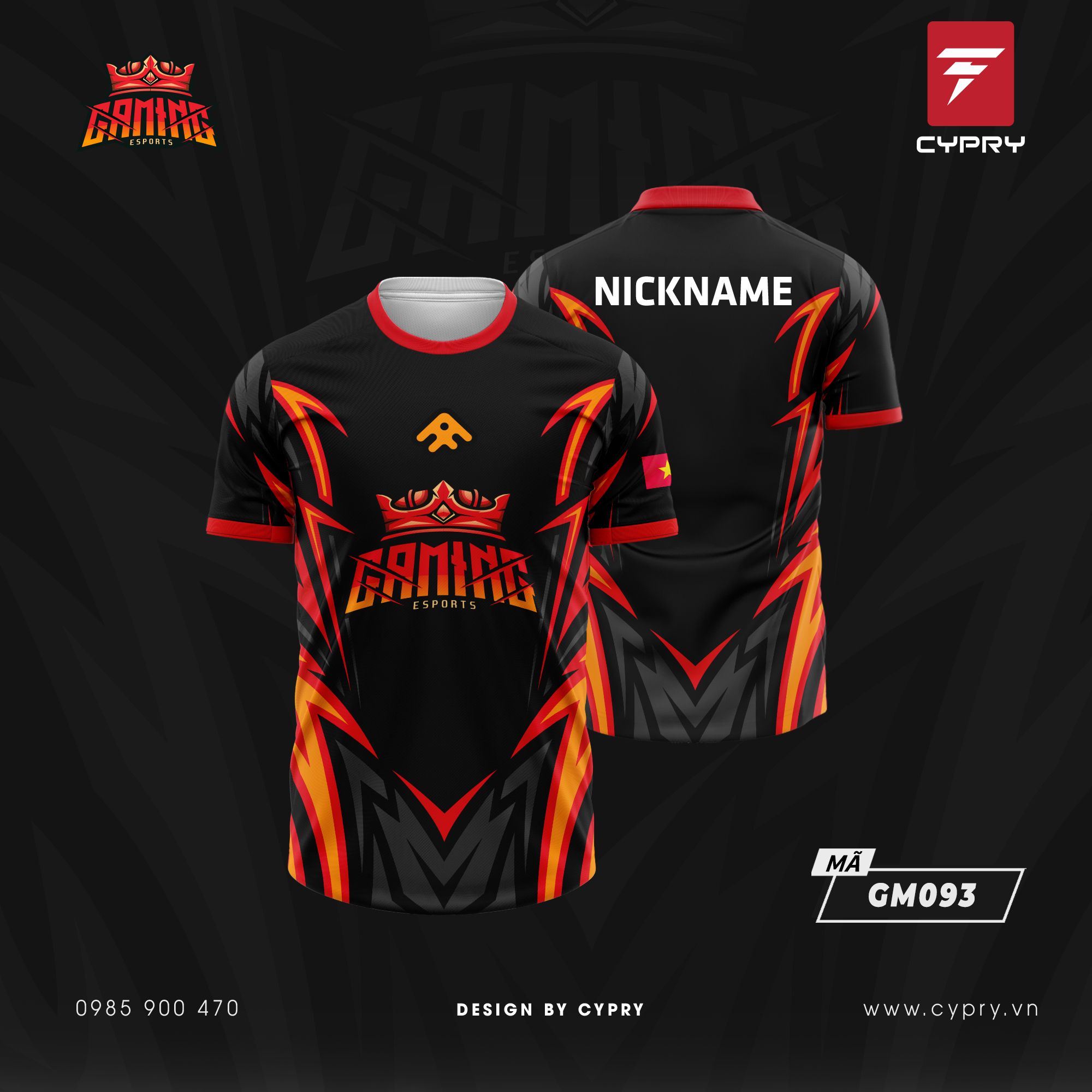 ÁO GAME ESPORT GM093