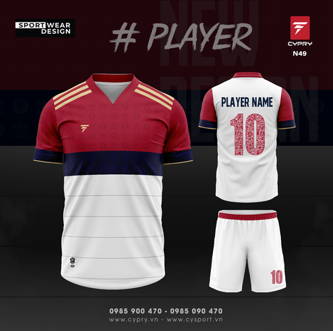 ÁO BÓNG ĐÁ N49