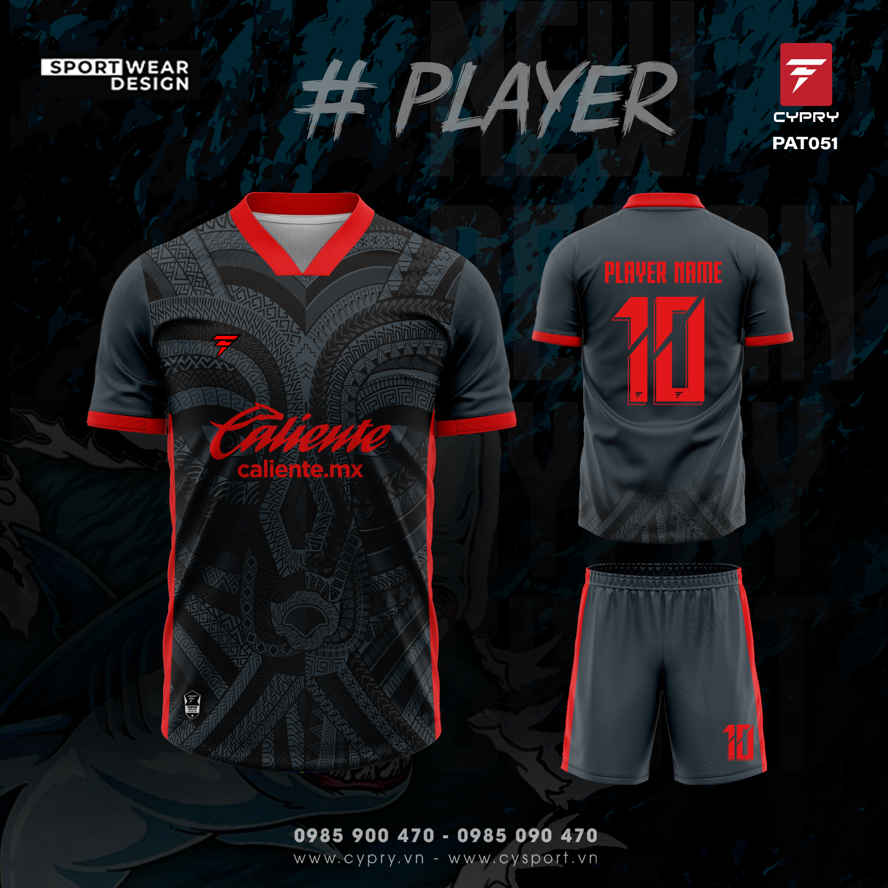 ÁO BÓNG ĐÁ PAT051