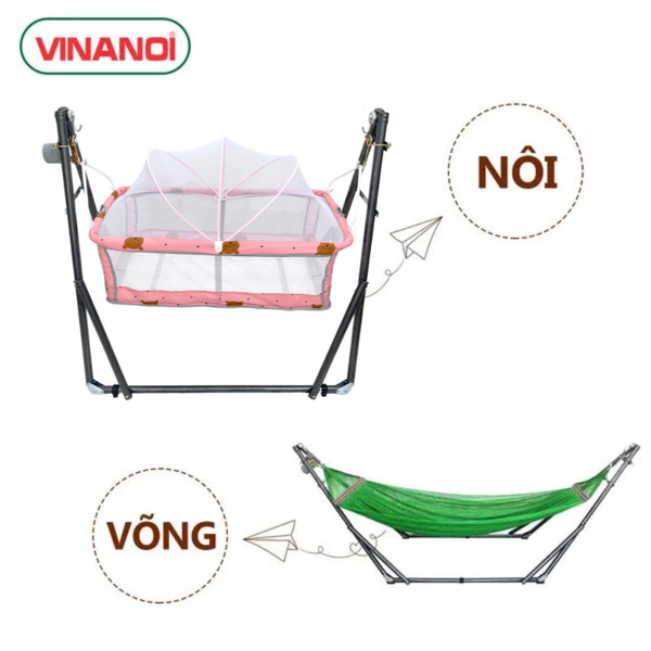  Nôi Võng Tự Động Cho Bé  VINANOI NV80H 