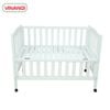 Giường cũi cho bé gỗ thông cao cấp màu trắng VINANOI - VNC122T