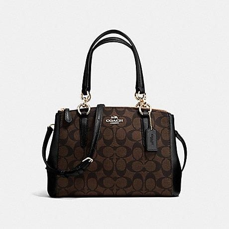 Túi COACH F58290 MINI CHRISTIE CARRYALL IN SIGNATURE