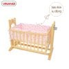 Nôi điện tự động VINANOI VNN201 Gỗ thông màu tự nhiên